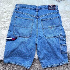 Vintage y2k Tommy Hilfiger denim carpenter shorts,
